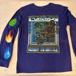 Boys Pokémon, long sleeve T-shirt, size L(10/12)